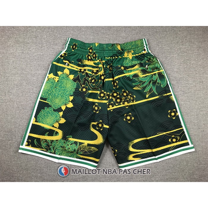 Short Boston Celtics Lunar New Year Mitchell & Ness Just Don Vert